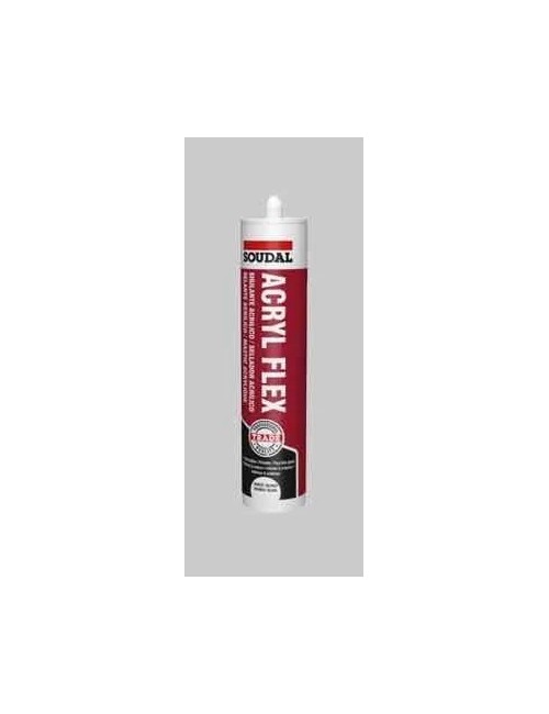 Silicone acrilico bianco soudal acryl flex white 300ml