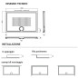Piatto doccia 80x120x3(slim)hatria foro scarico tondo