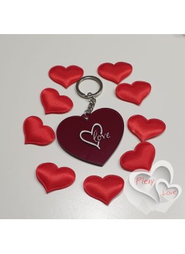Portachiavi rosso San Valentino