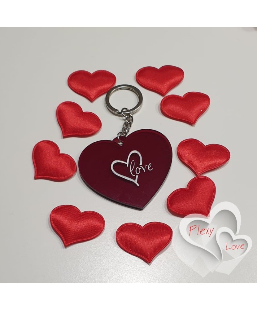 Portachiavi rosso San Valentino