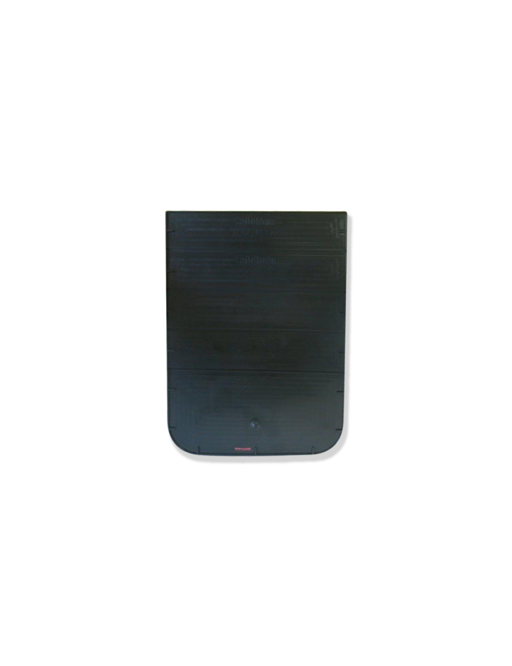 Testata di chiusura per canaletta sab pe.nero.10x100 h.5