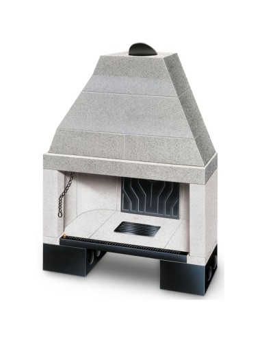 Camino grezzo  / palex patio 86 R /  solo piastra di ghisa posteriore