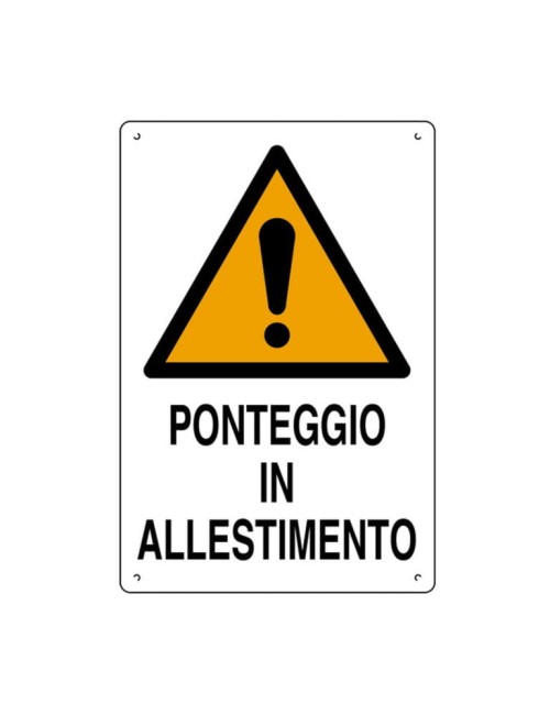 ponteggio in allestimento