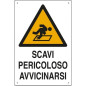 Cartello 60x40 scavi aperti
