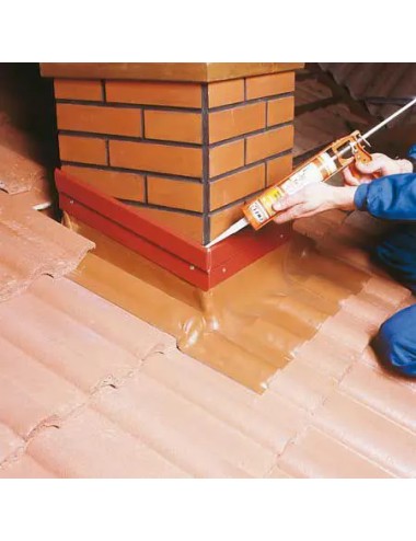 wakaflex banda listello per scossalina da 2,40 mt  rosso