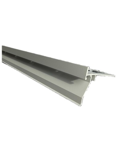 Proterrace Drain FDP / Profilo Gocciolatoio / Alluminio Grigio chiaro / 2,7 ml / H.75 mm / SP.10