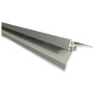 Proterrace Drain FDP / Profilo Gocciolatoio / Alluminio Grigio chiaro / 2,7 ml / H.75 mm / SP.10