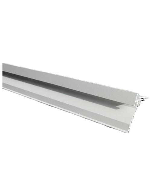 Proterrace Drain FDP / Profilo Gocciolatoio / Alluminio Bianco / 2,7 ml / H.75 mm / SP.10