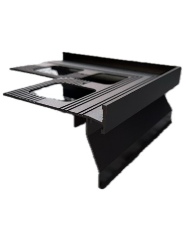 Angolo per Profilo Proterrace Drain FDP / Testa di moro / h.10