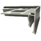 Angolo esterno proterrace double drip alluminio bianco h.10mm