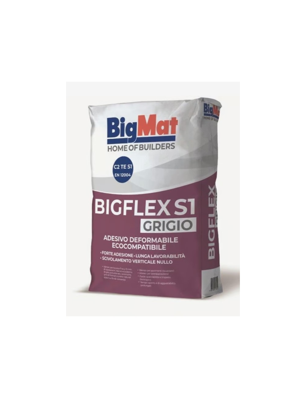 Bigflex s1 grigio 25 kg.kerakoll c2tes1