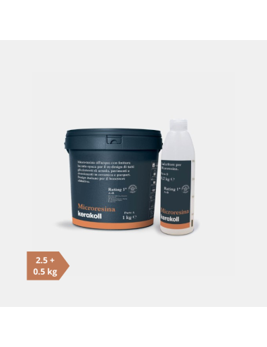 Microresina Kerakoll 2,25 kg (parte A) + 0.5 kg (parte B)