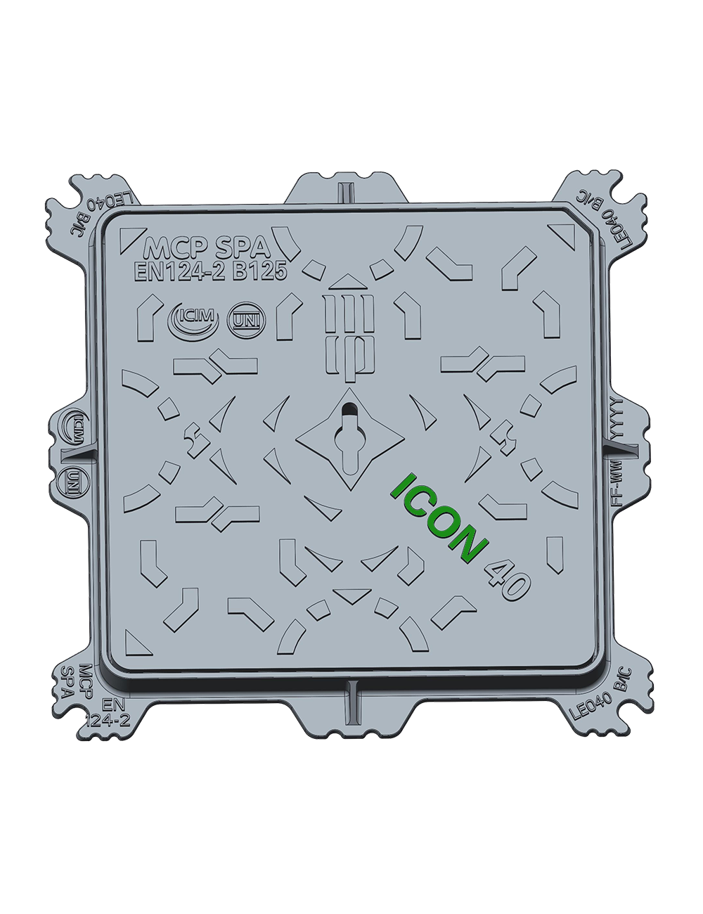 Chiusino Ghisa MCP / B125 / 40x40 Chiusino Ghisa MCP / B125 / 40x40