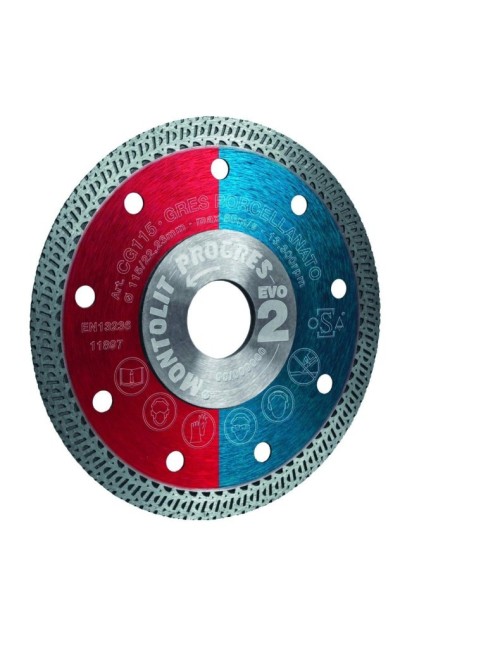 Disco Diamantato Cermont Montolit / Ø 115 / Red Line Progres