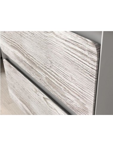 Mobile Bagno Ultra / Pino / 46x60x55 / 2 cassetti / Specchio / Lampada led