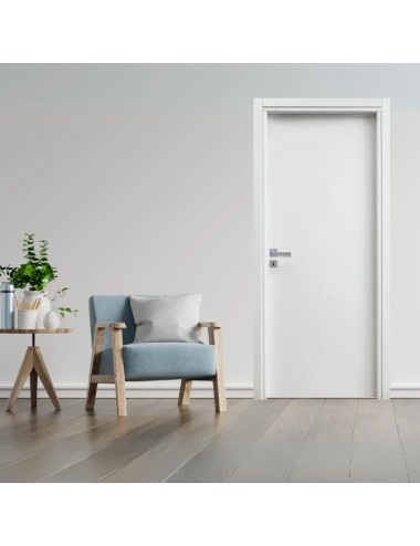 PORTA BATTENTE LAMINATO BIANCO 80*210 REVERSIBILE LA VENUS