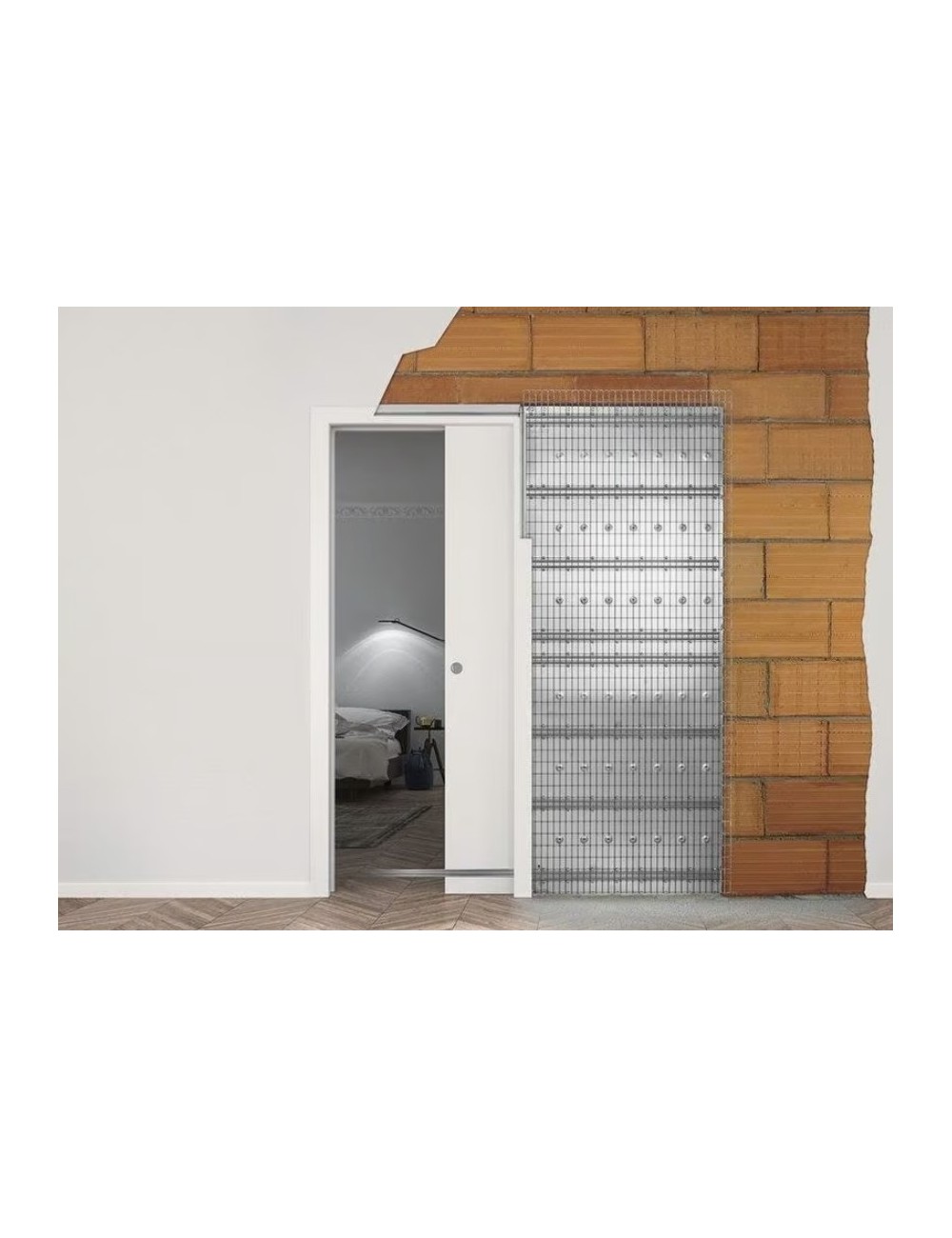 Controtelaio ECLISSE UNICO / INTONACO / 70x210 x10,8