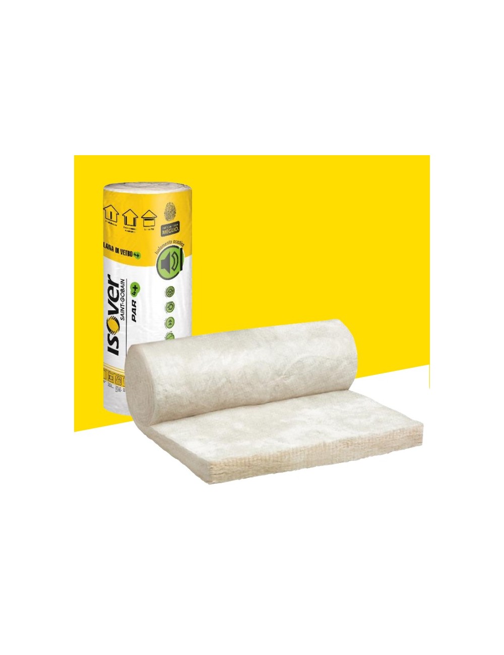 Lana Vetro ISOVER PAR4+ / in rotoli / sp 70mm
