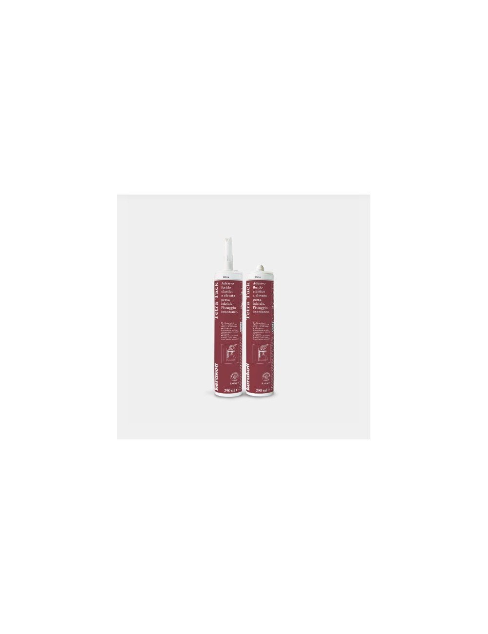 Tetra Tack White Kerakoll / Adesivo Fissaggio Istantaneo / 290 ml